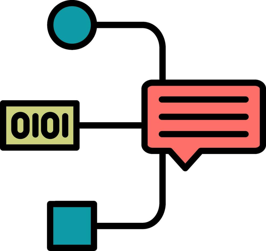 Natural Language Processing Vector Icon