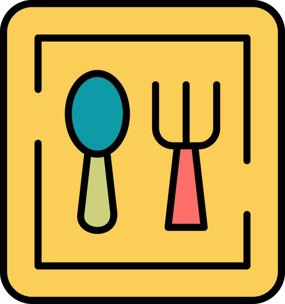 Restaurant Sign Vector Icon