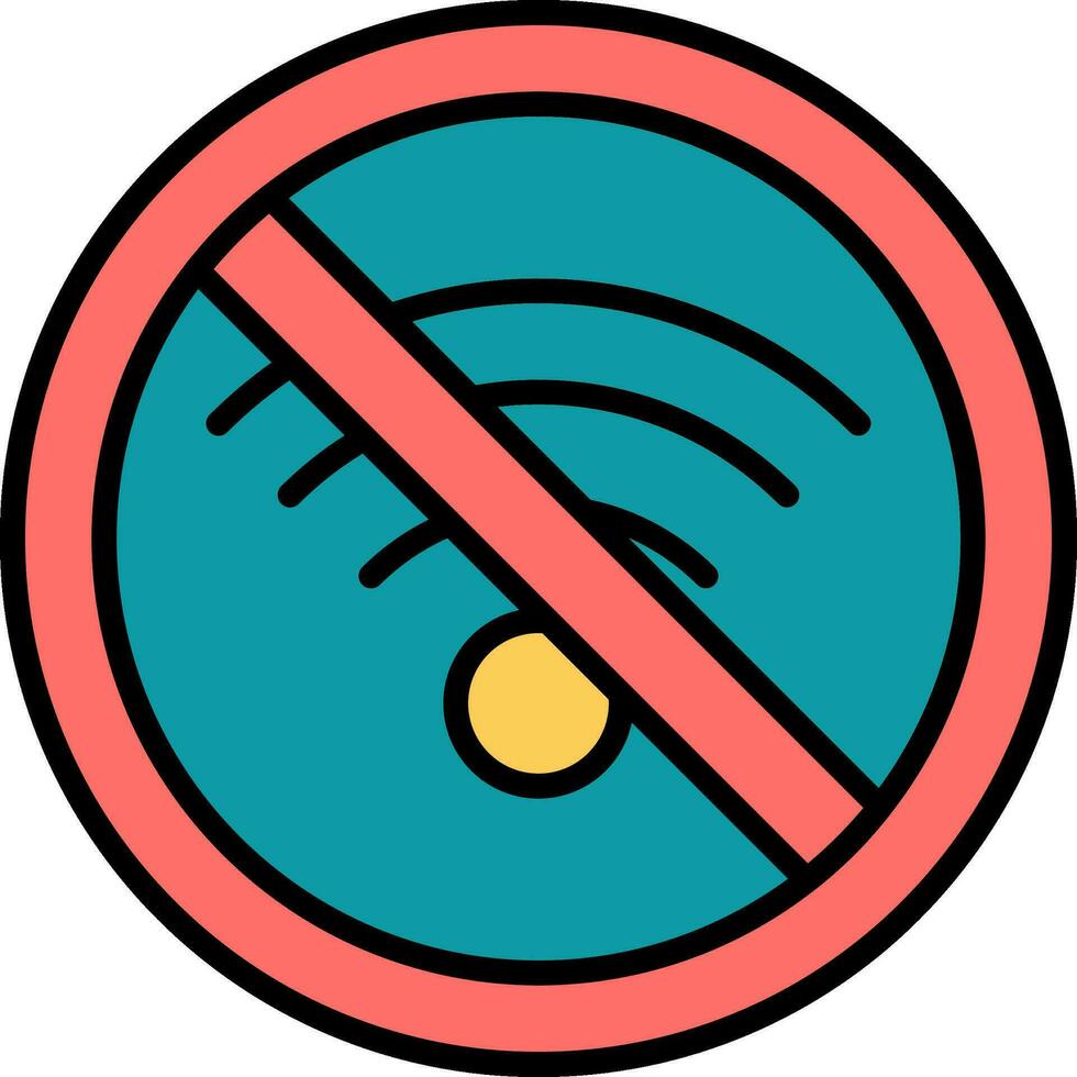 No Wifi Vector Icon