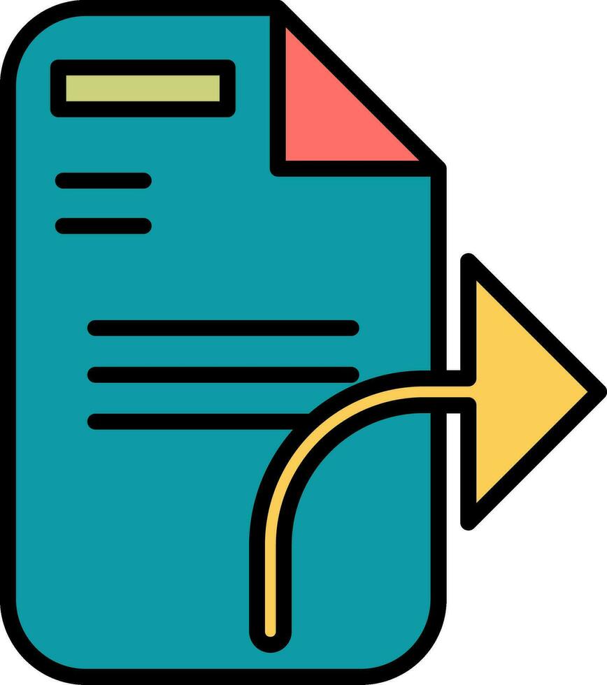 Send File Vector Icon