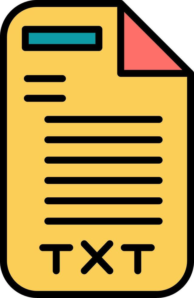 Text File Vector Icon 32725587 Vector Art at Vecteezy