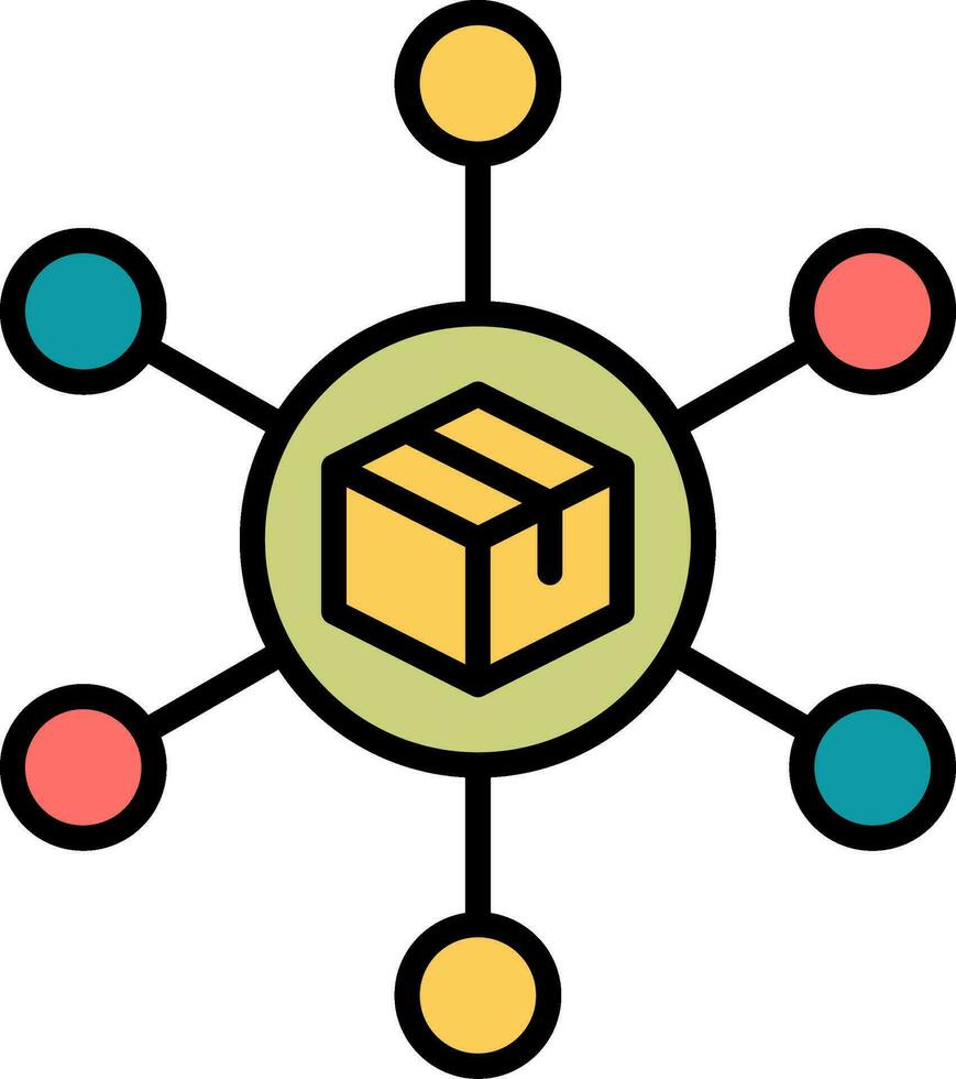 Distribution Center Vector Icon