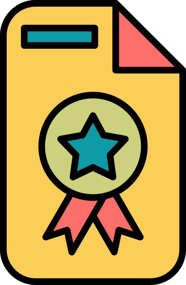 Certificate Vector Icon