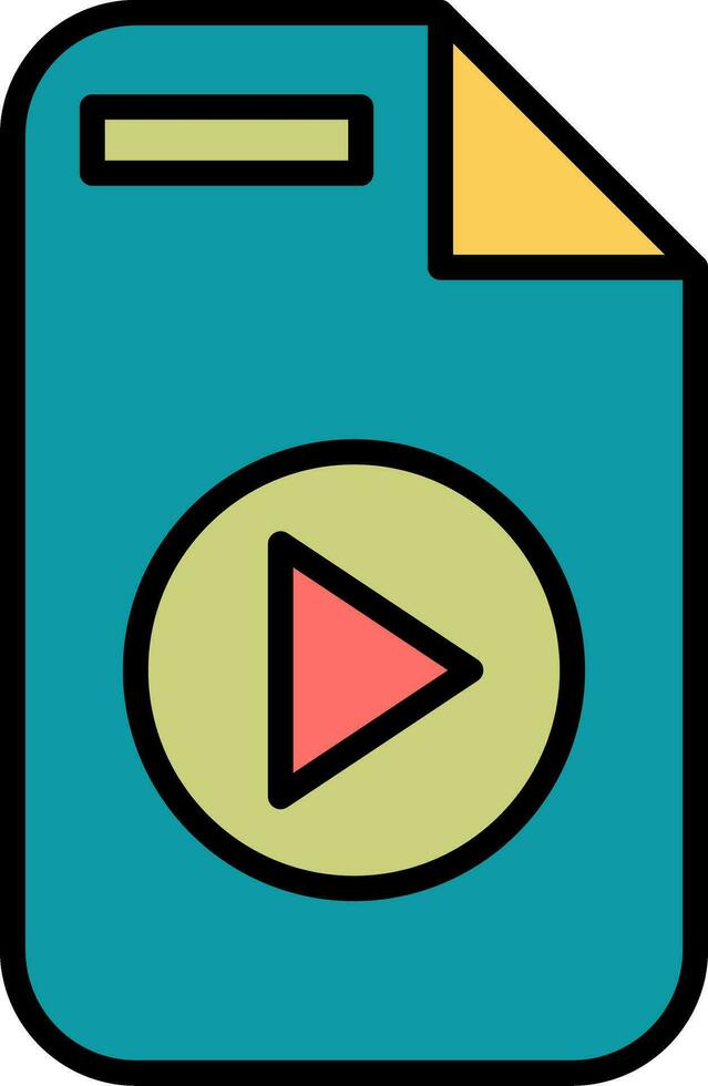 Video File Vector Icon