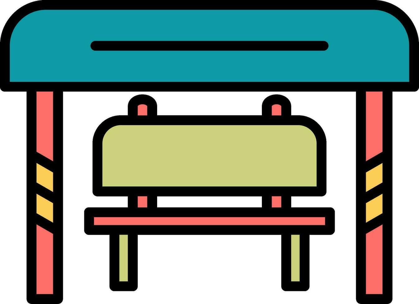 Bus Stop Vector Icon