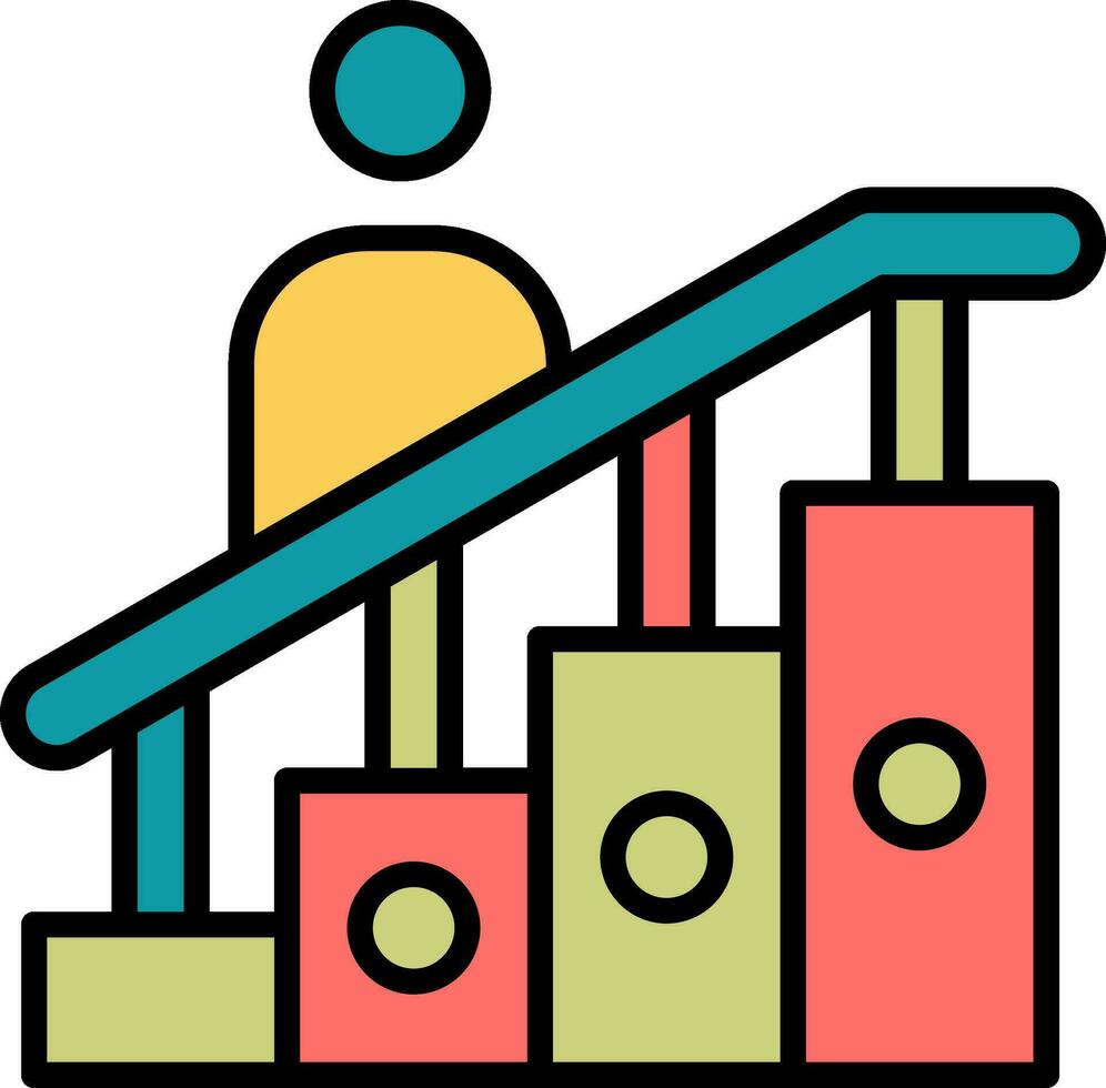 Escalator Vector Icon