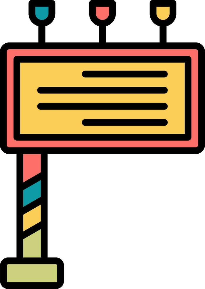 Billboard Vector Icon