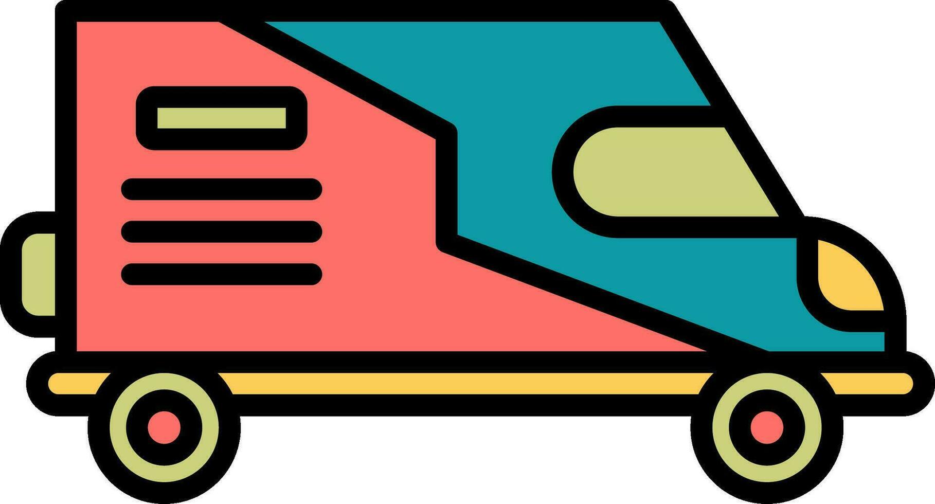 Minivan Vector Icon