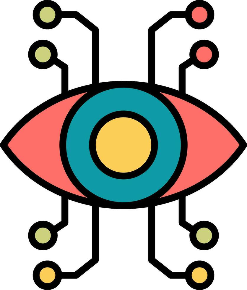 Bionic Eye Vector Icon