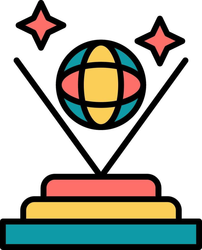 Hologram Vector Icon
