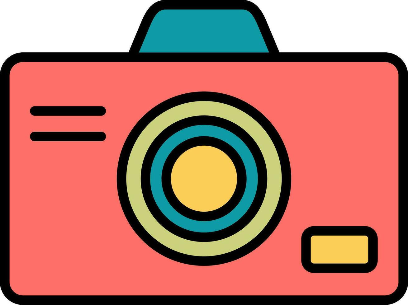 icono de vector de camara