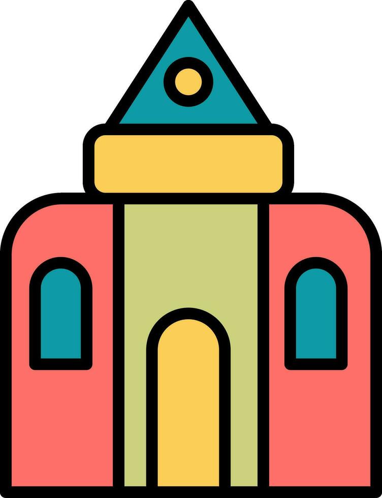 Sand Castle Vector Icon