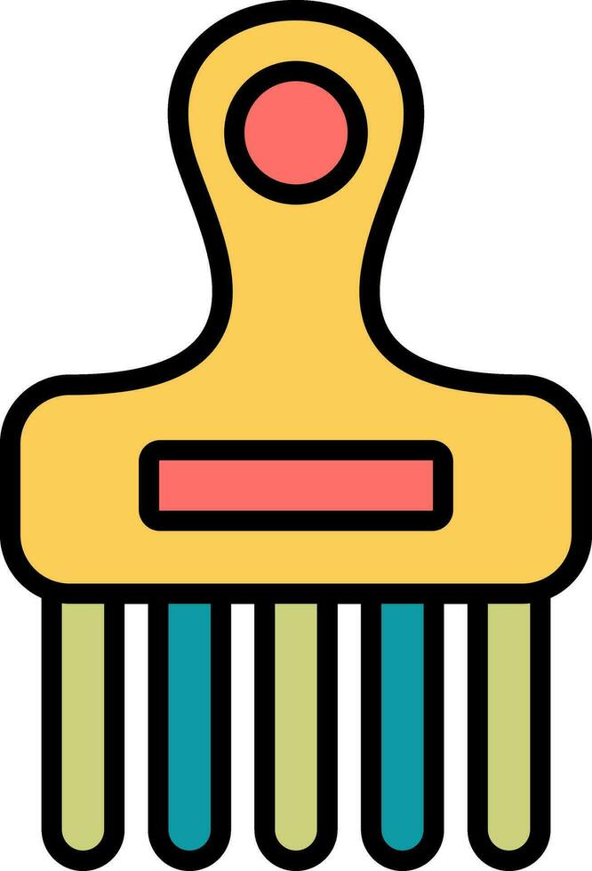 Afro Comb Vector Icon