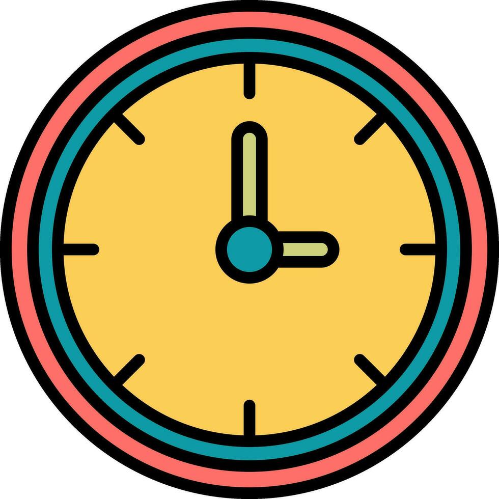 icono de vector de reloj