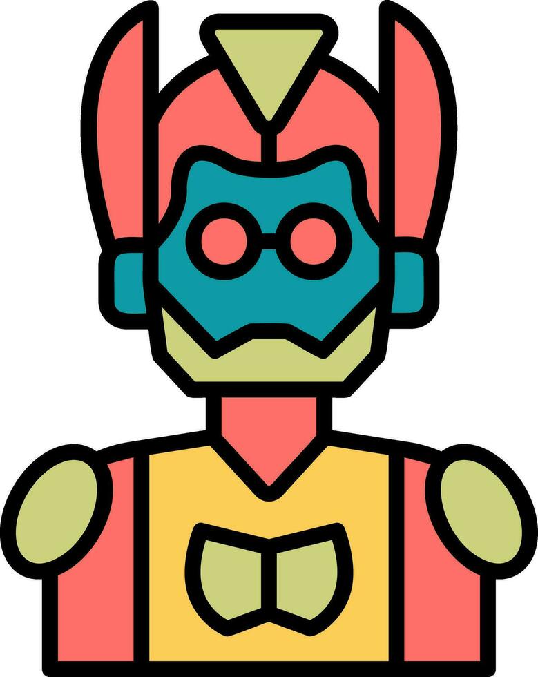 Cyborg Vector Icon