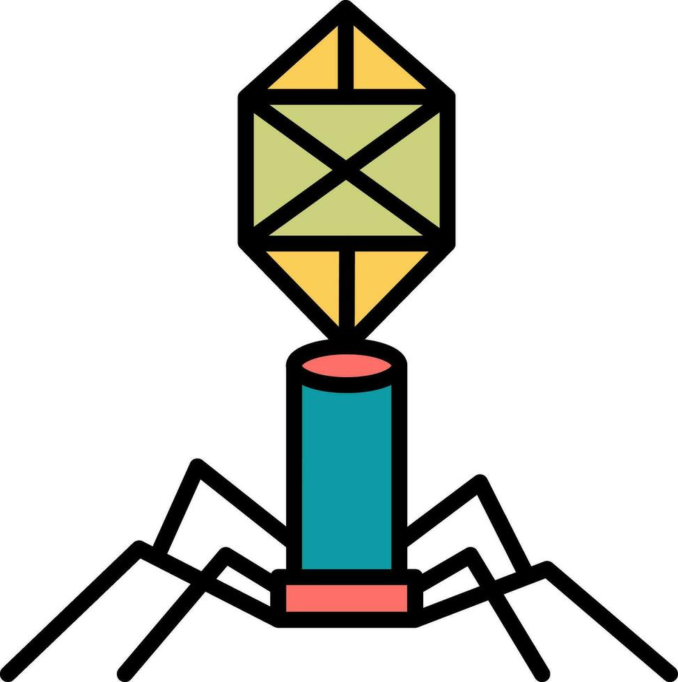 bacteriophage Vector Icon