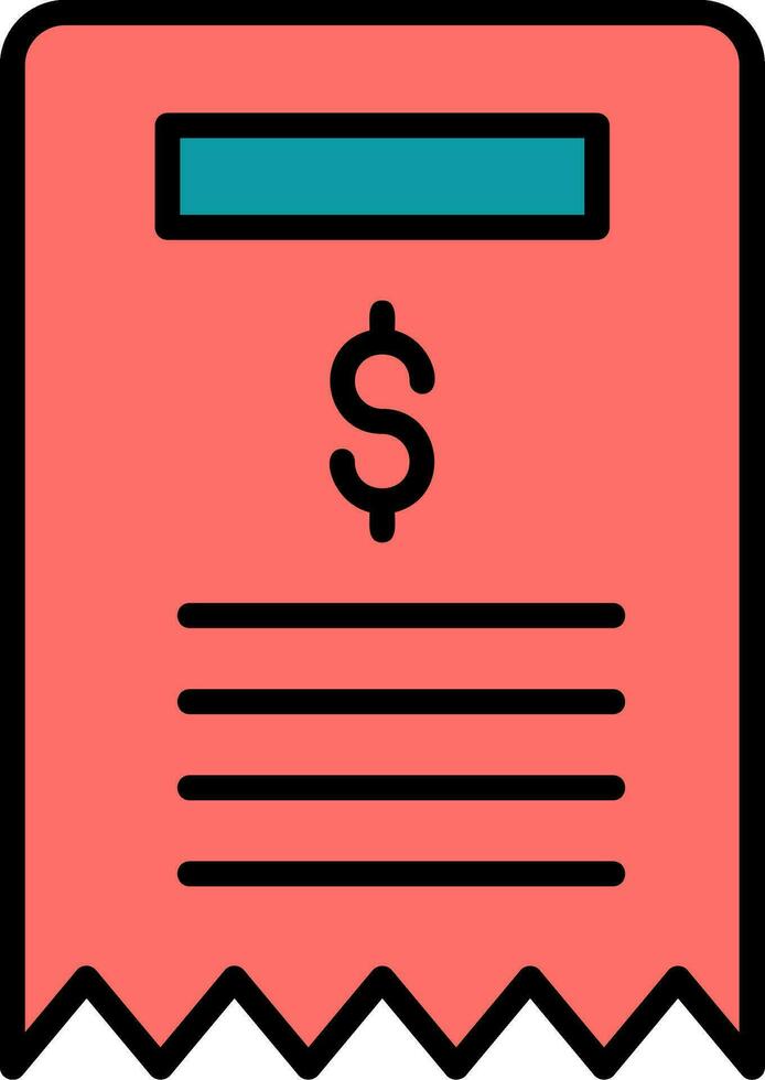 Bill Vector Icon