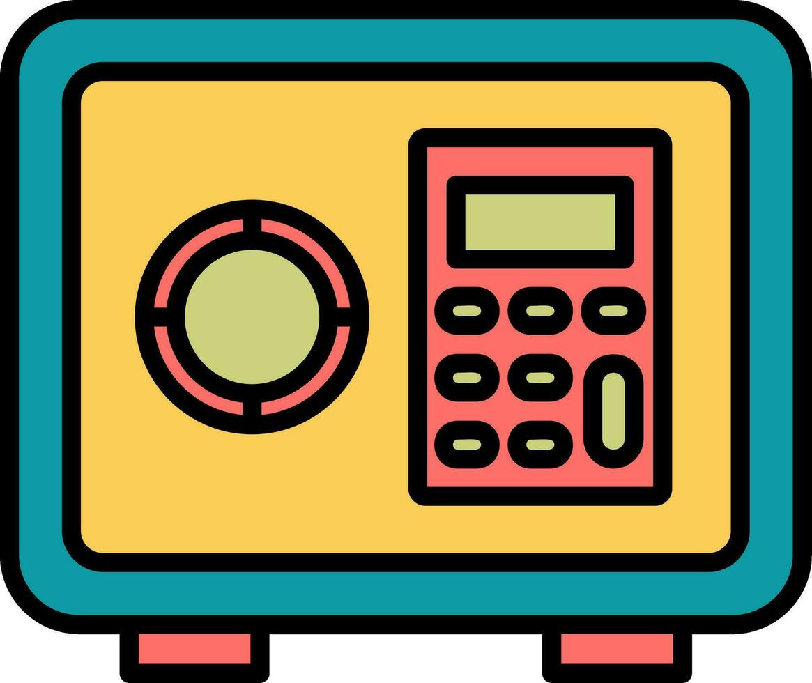 Safe Box Vector Icon