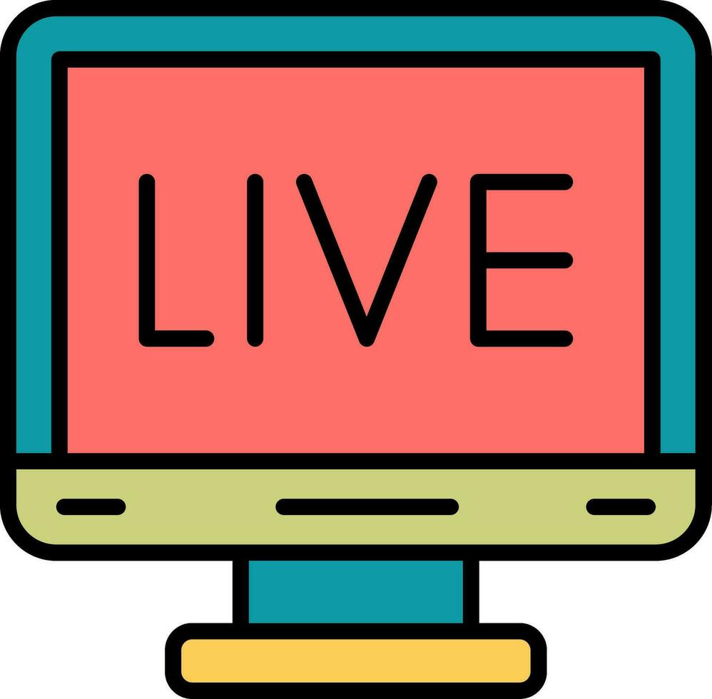 Live Vector Icon