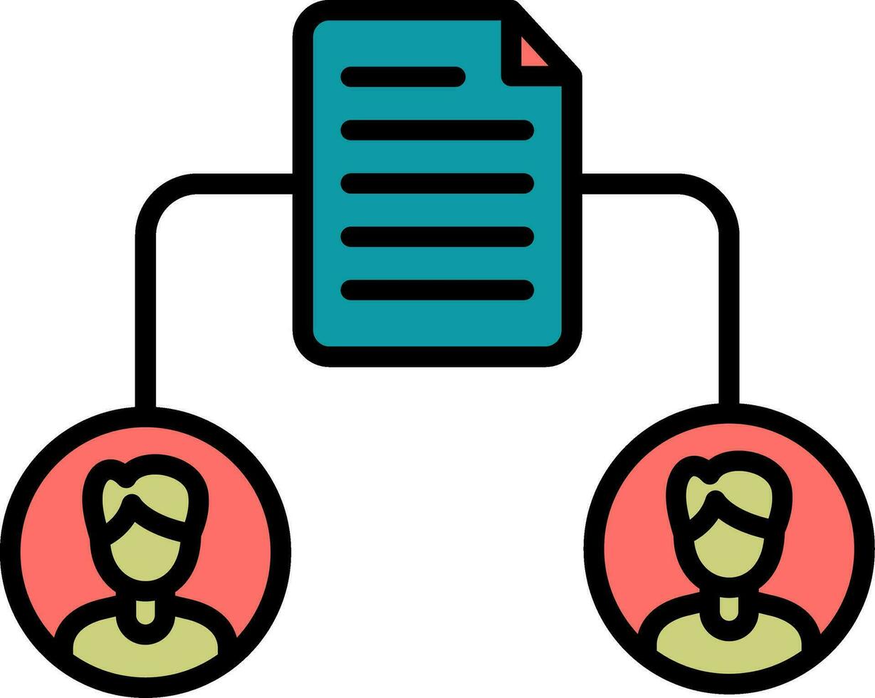 File Share Vector Icon