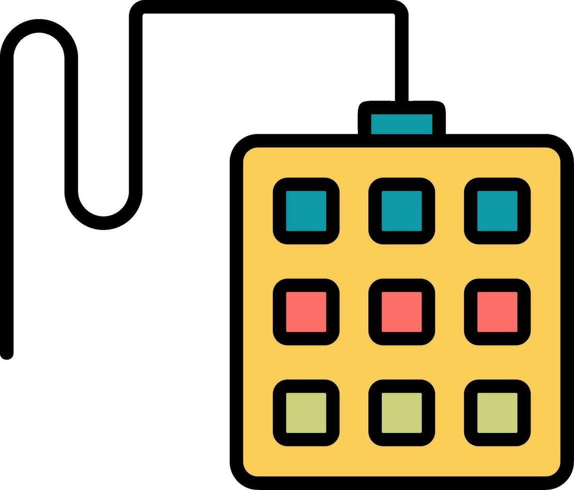 Keypad Vector Icon