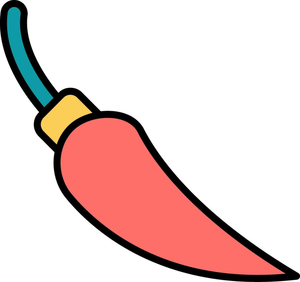 Chilli Pepper Vector Icon