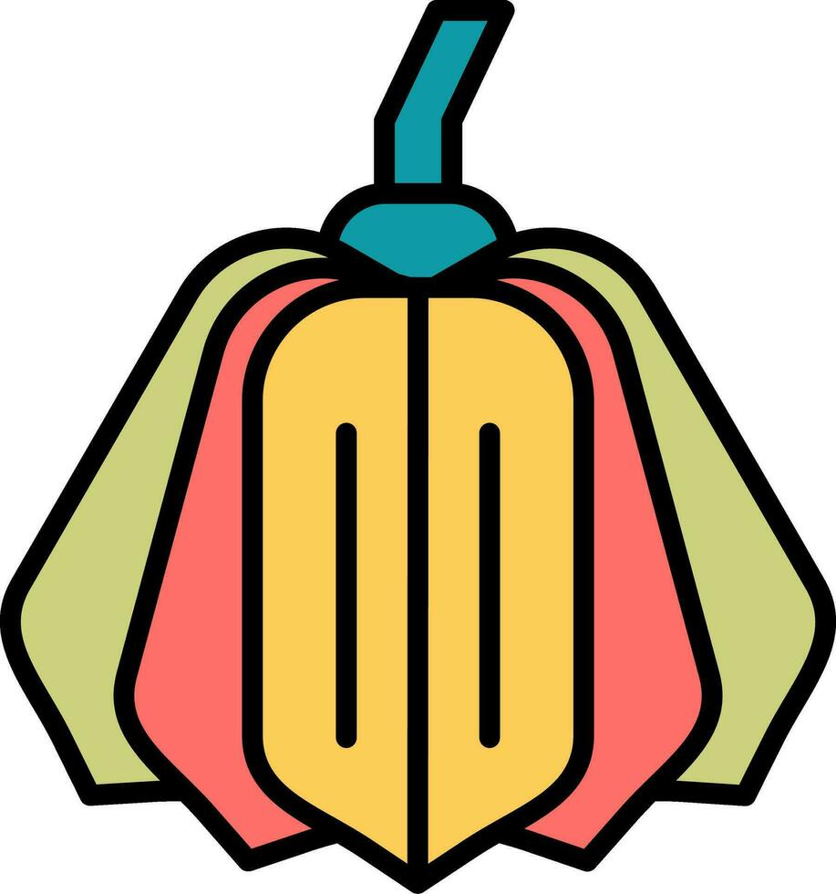 Acorn Squash Vector Icon