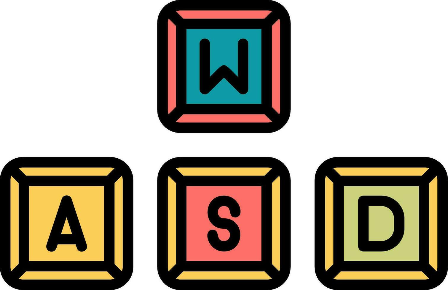 Keyboard Button Vector Icon