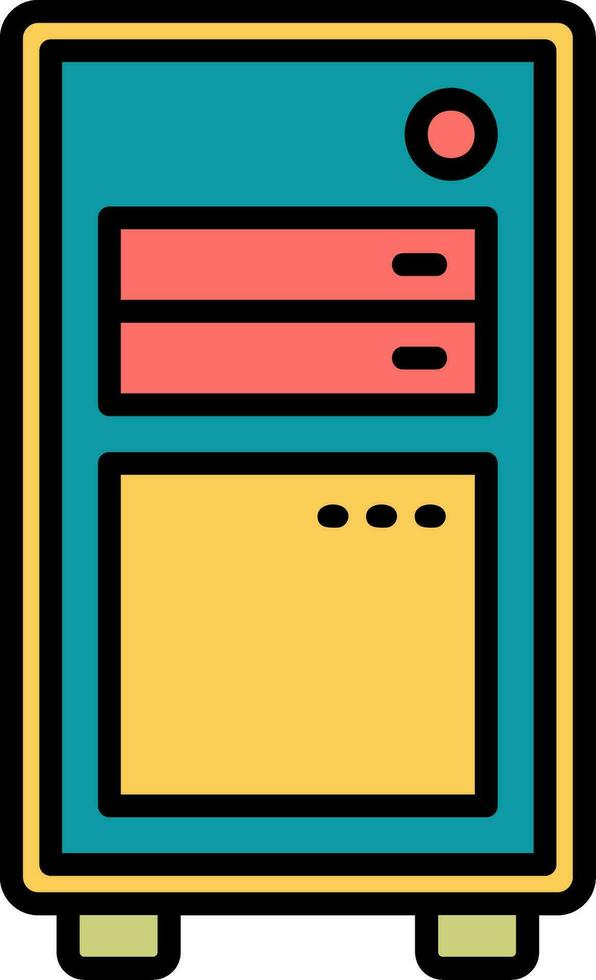 Computer Case Vector Icon
