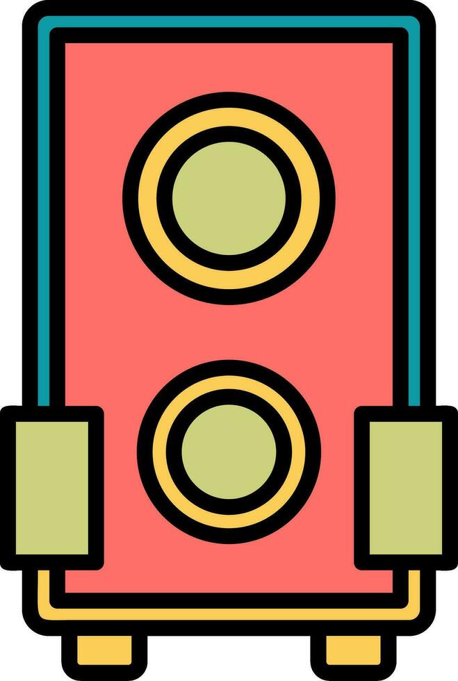 Subwoofer Vector Icon