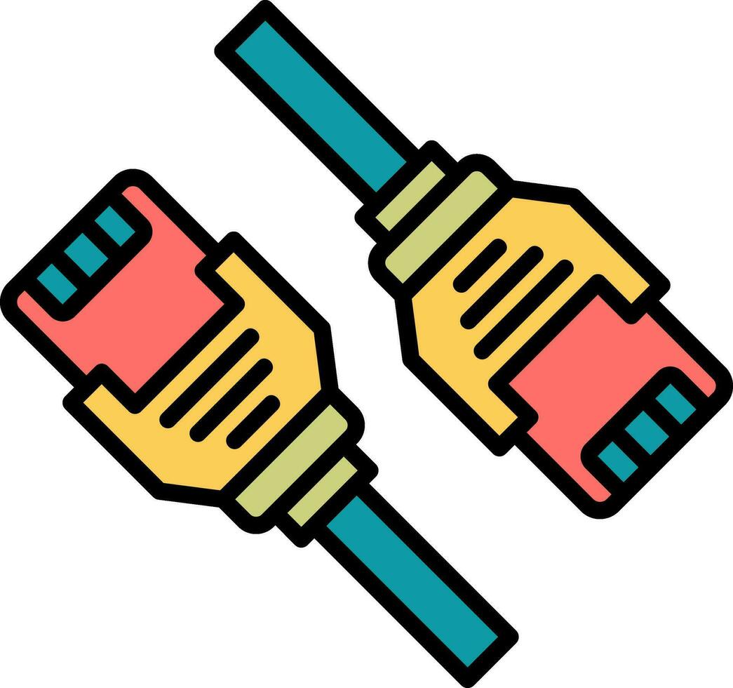 Network Cable Vector Icon