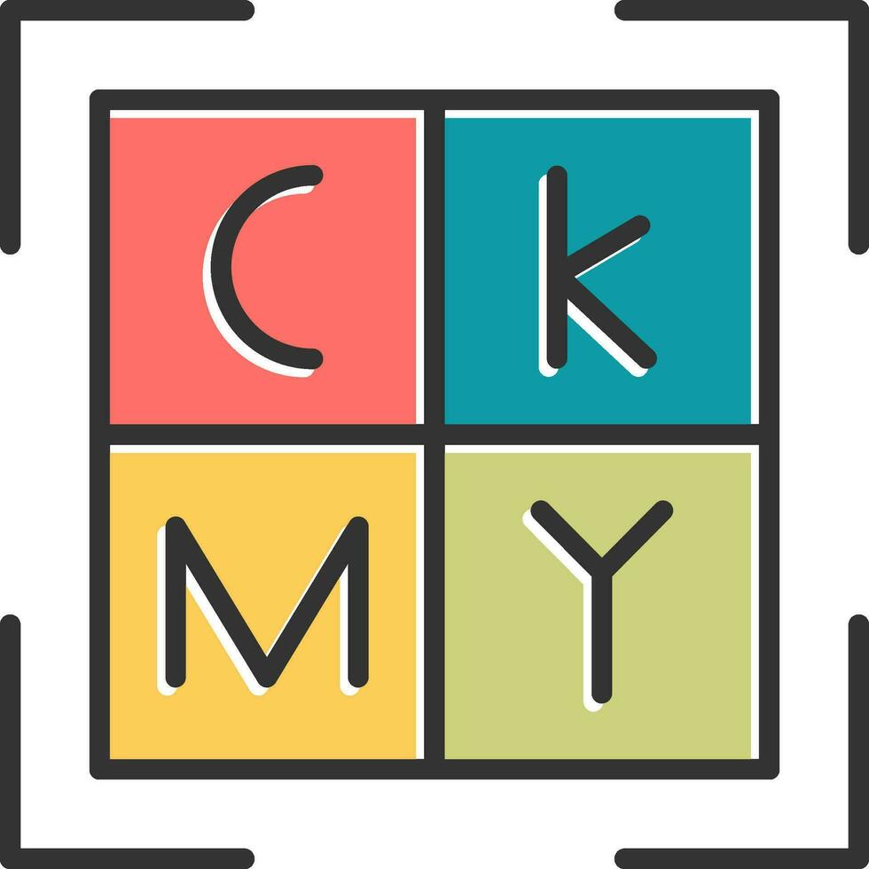 Cmyk Vector Icon