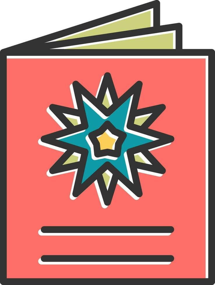 Greeting Card Vector Icon