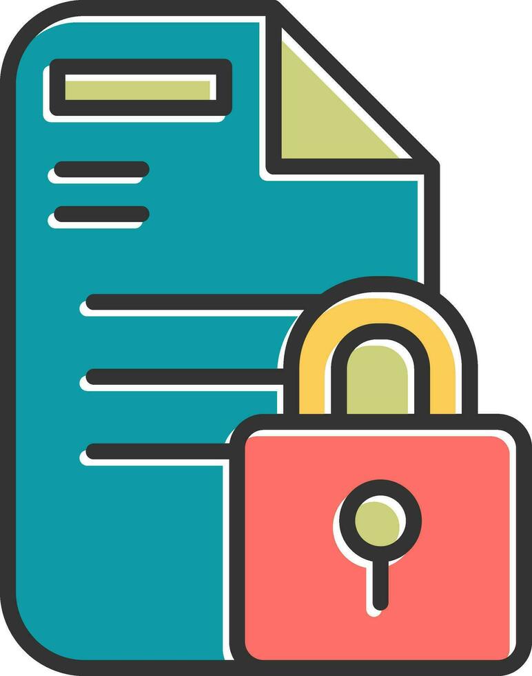 Secure Folder Vector Icon