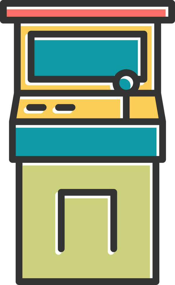 icono de vector de arcade