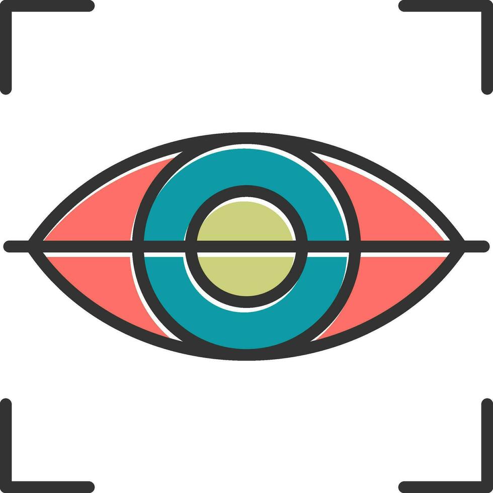 Eye Scan Vector Icon