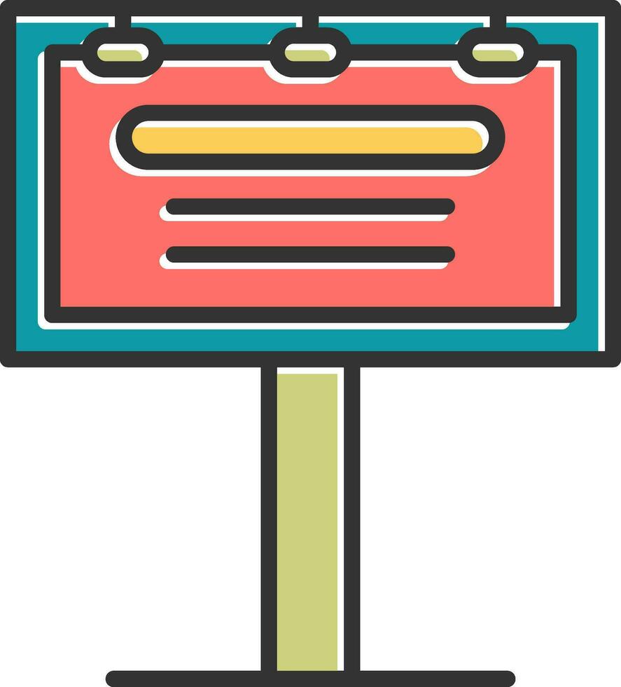 Billboard Vector Icon