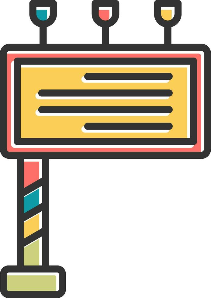 Billboard Vector Icon