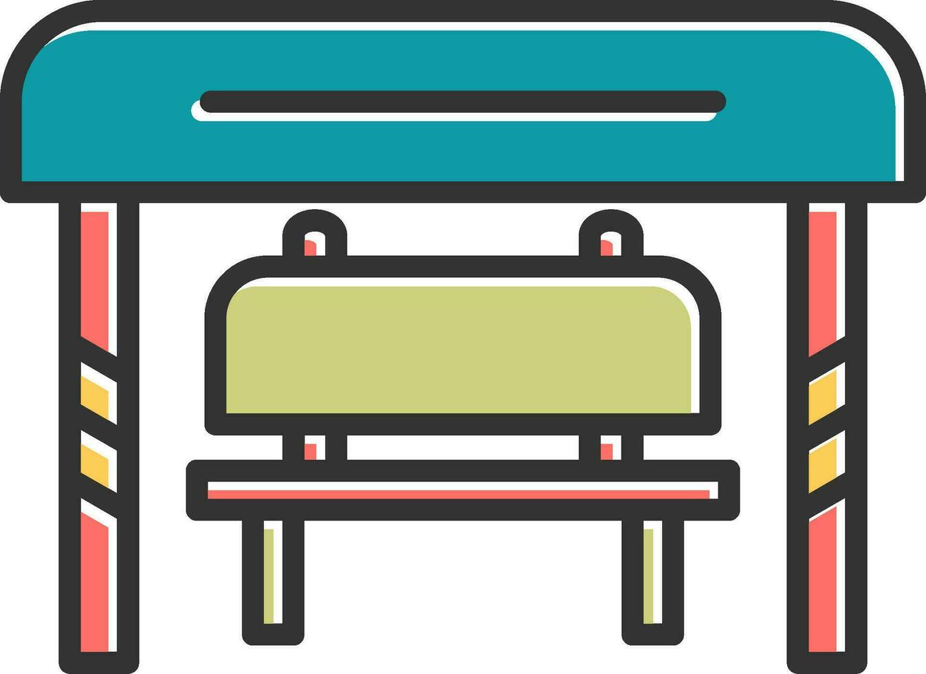 Bus Stop Vector Icon