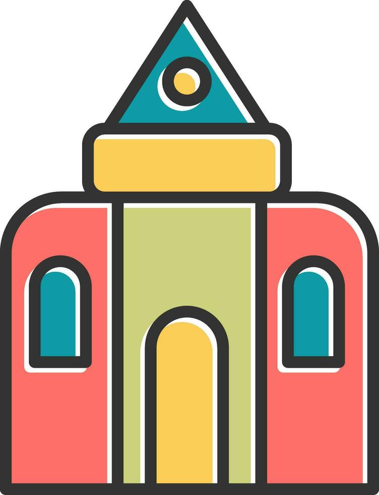 Sand Castle Vector Icon