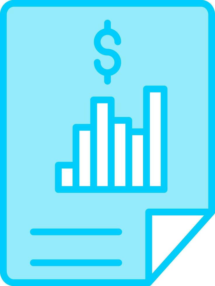 Financial Report Vector Icon