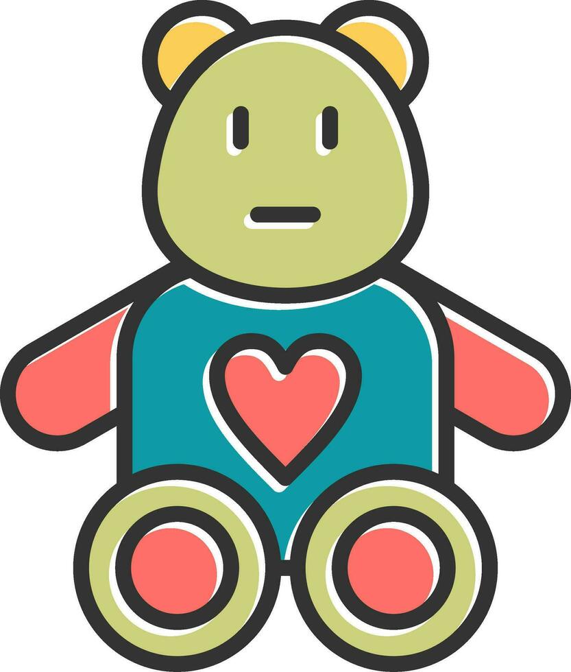 Teddy Bear Vector Icon