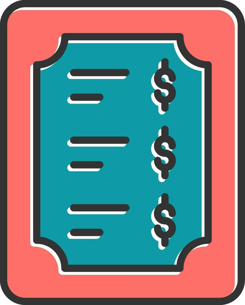 Price List Vector Icon
