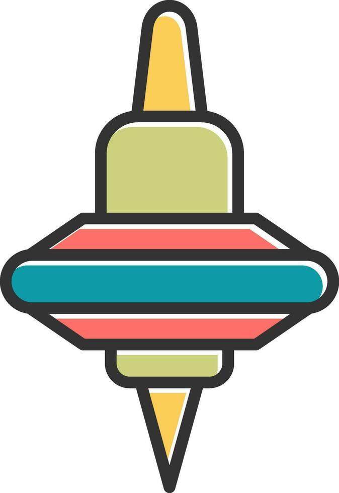 Spinning Top Vector Icon