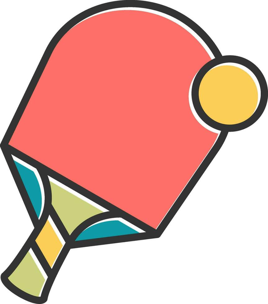 Ping Pong Vector Icon