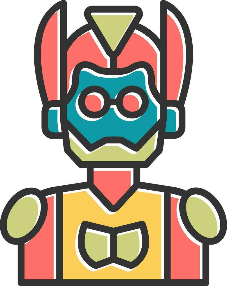 Cyborg Vector Icon