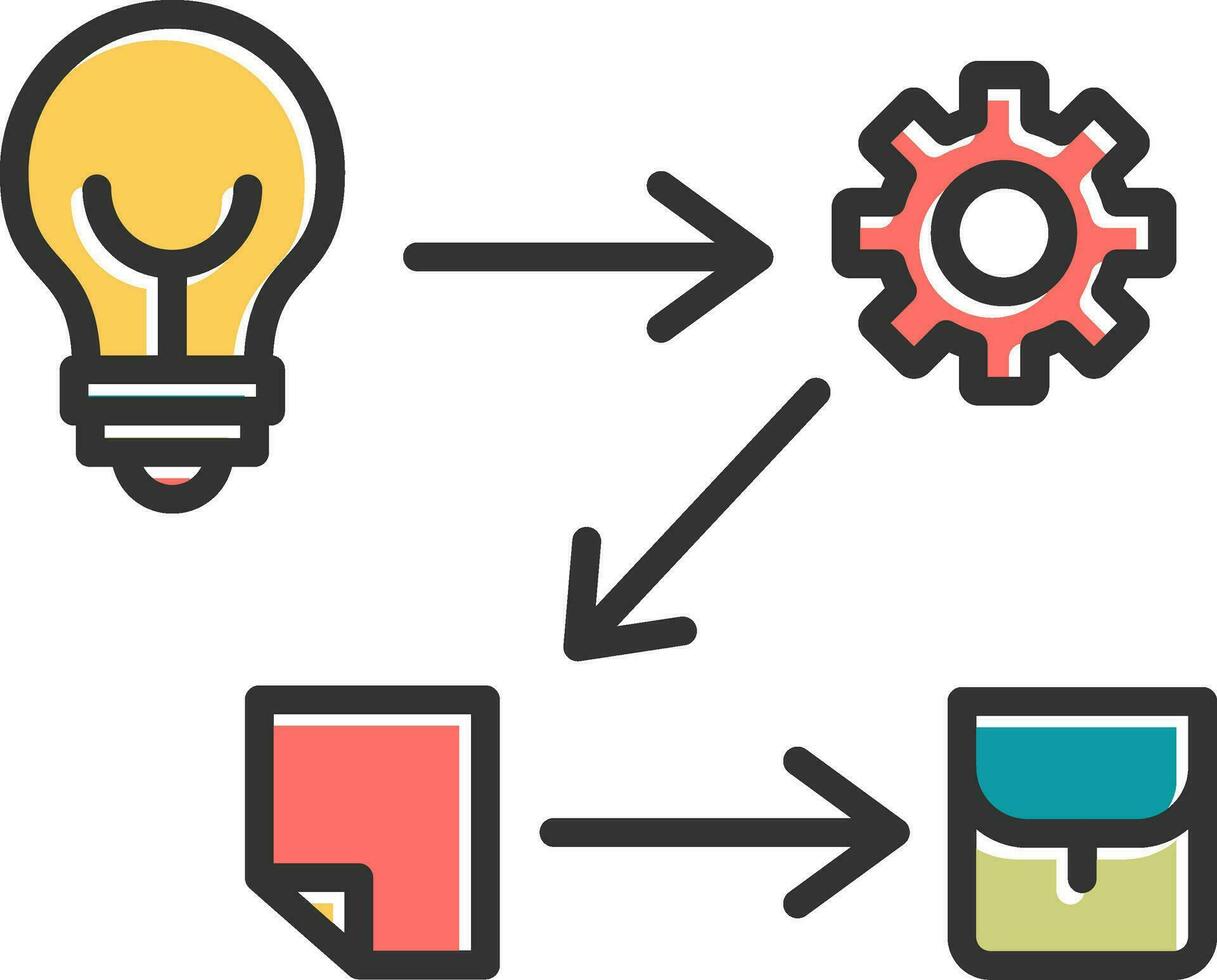 Process Vector Icon