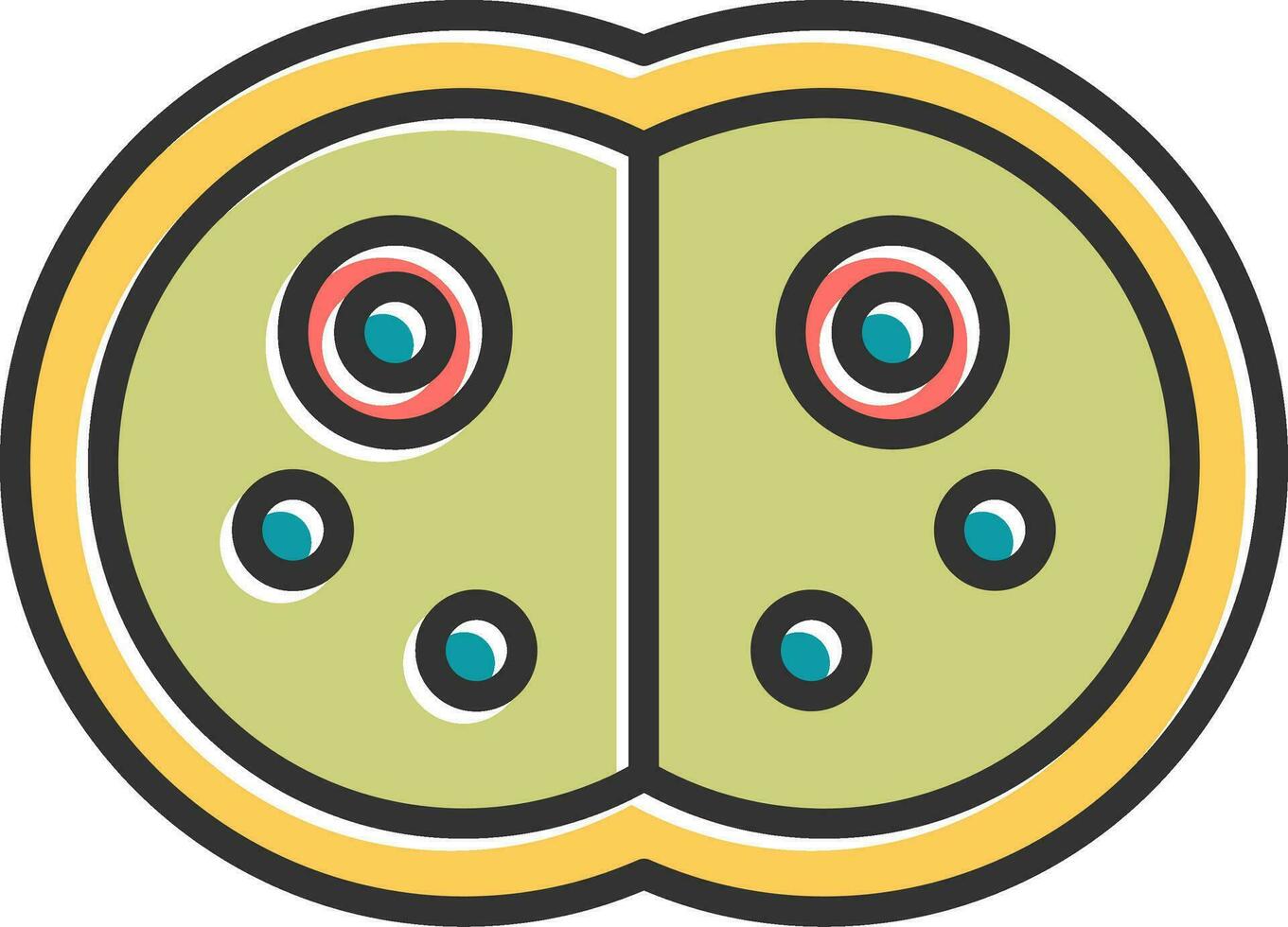 Synechocystis Cyanobacteria Vector Icon