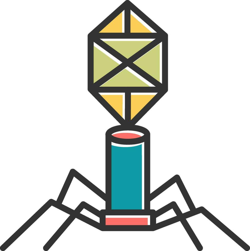 bacteriophage Vector Icon