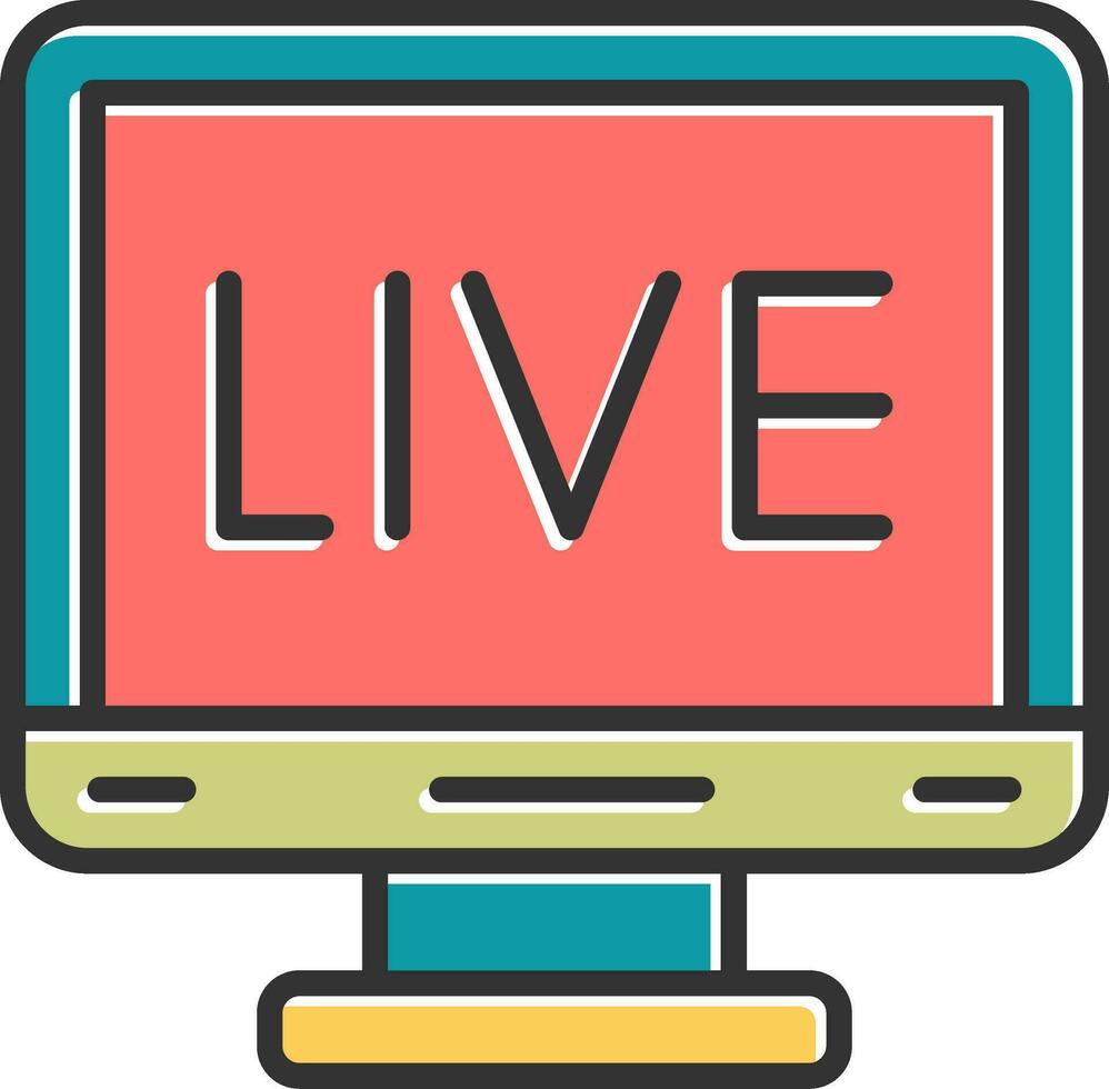 Live Vector Icon